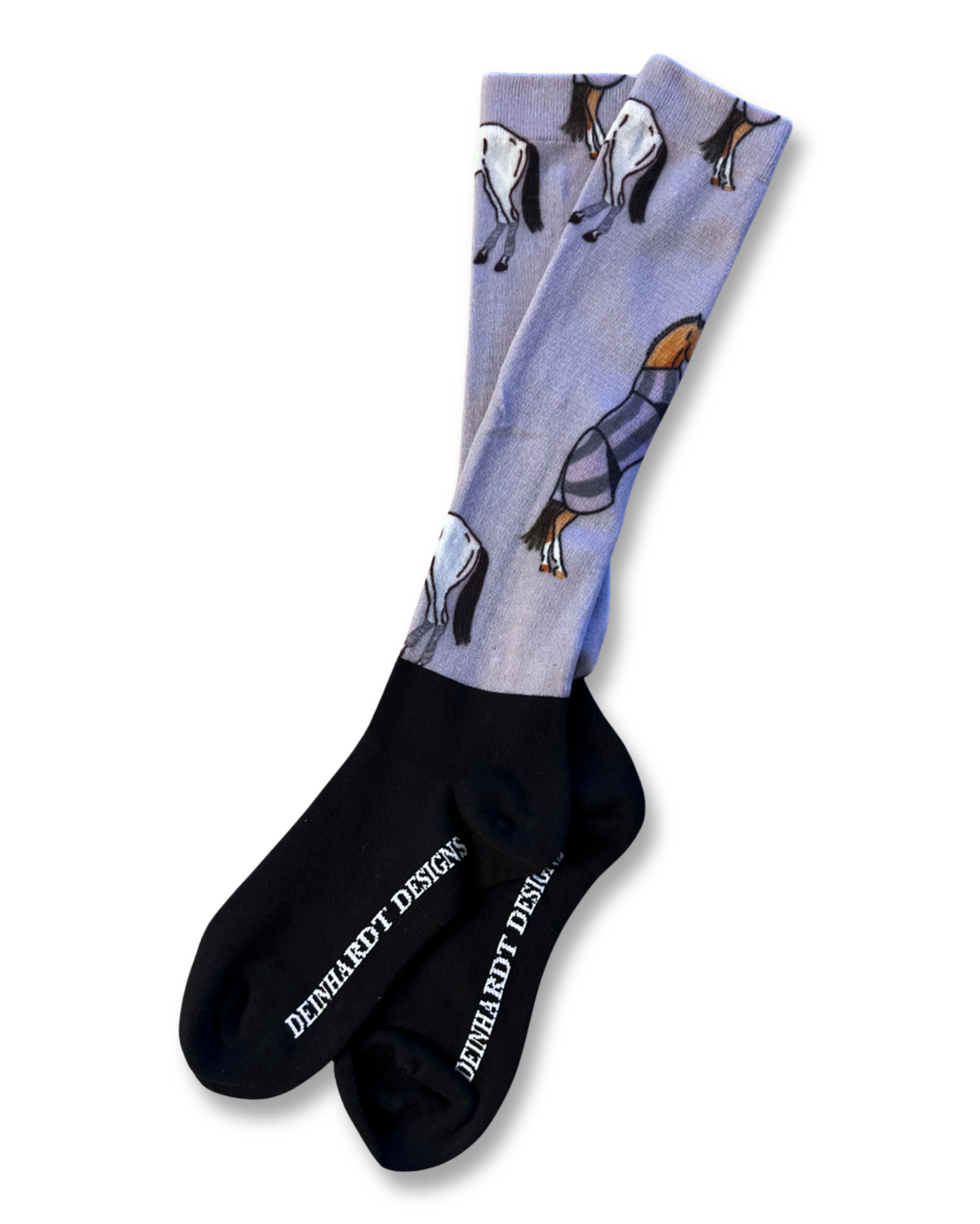 D.D. HERITAGE Collection: PURPLE PONY CLUB Riding Socks