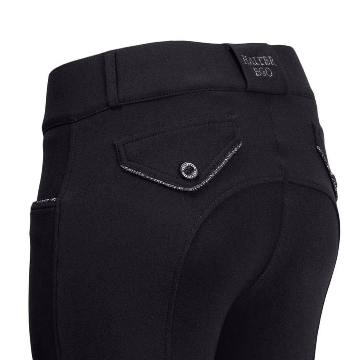 Evolution Knee Patch Breeches - Black + Anthracite