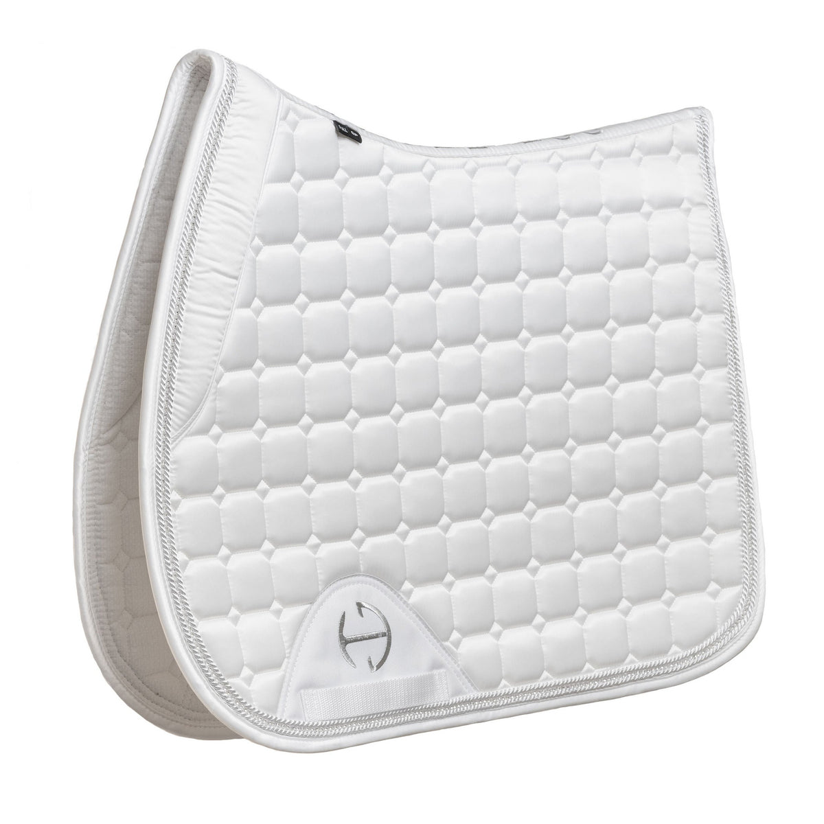 Satin Classic Jump Competition Saddle Pad - White