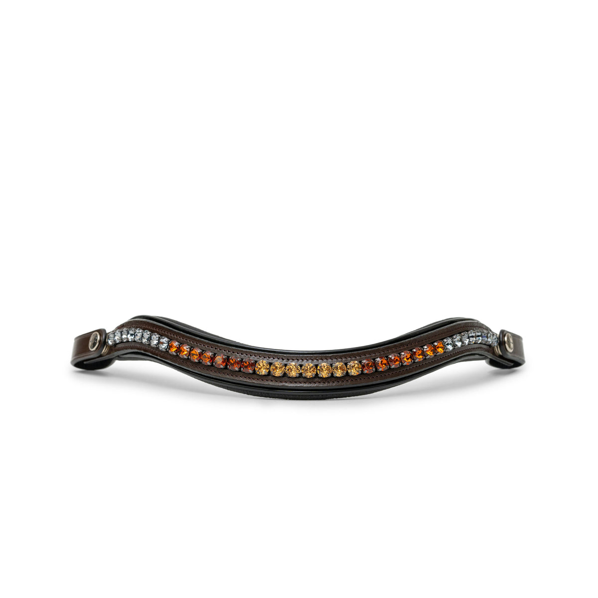 The Sarah - Maple Brown Leather Double