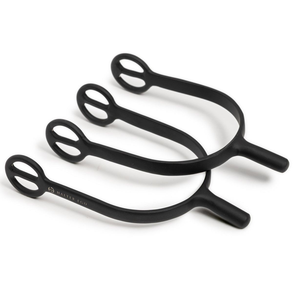 Matte Black Spurs - Long Shank