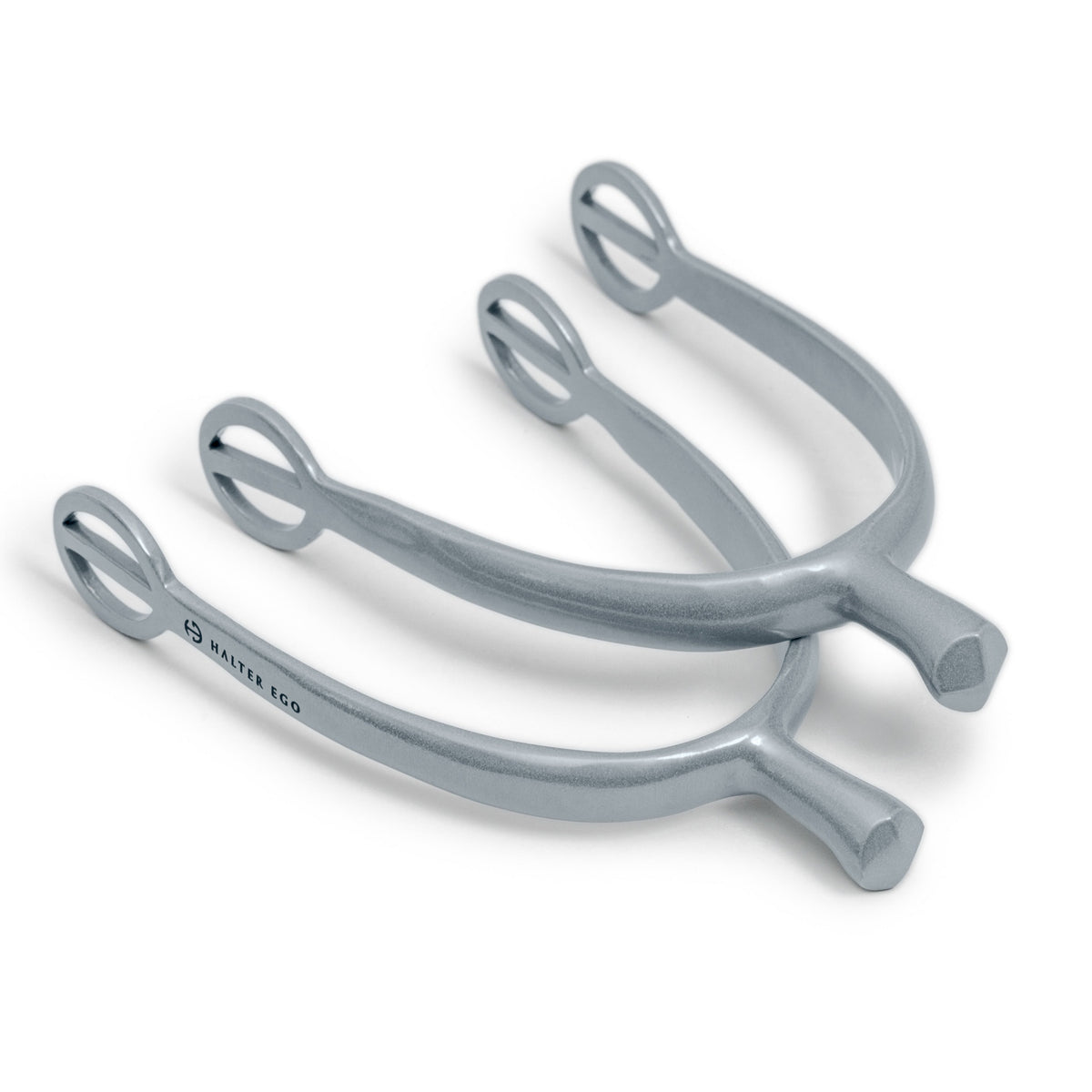 Antique Silver Spurs with 3D Shank