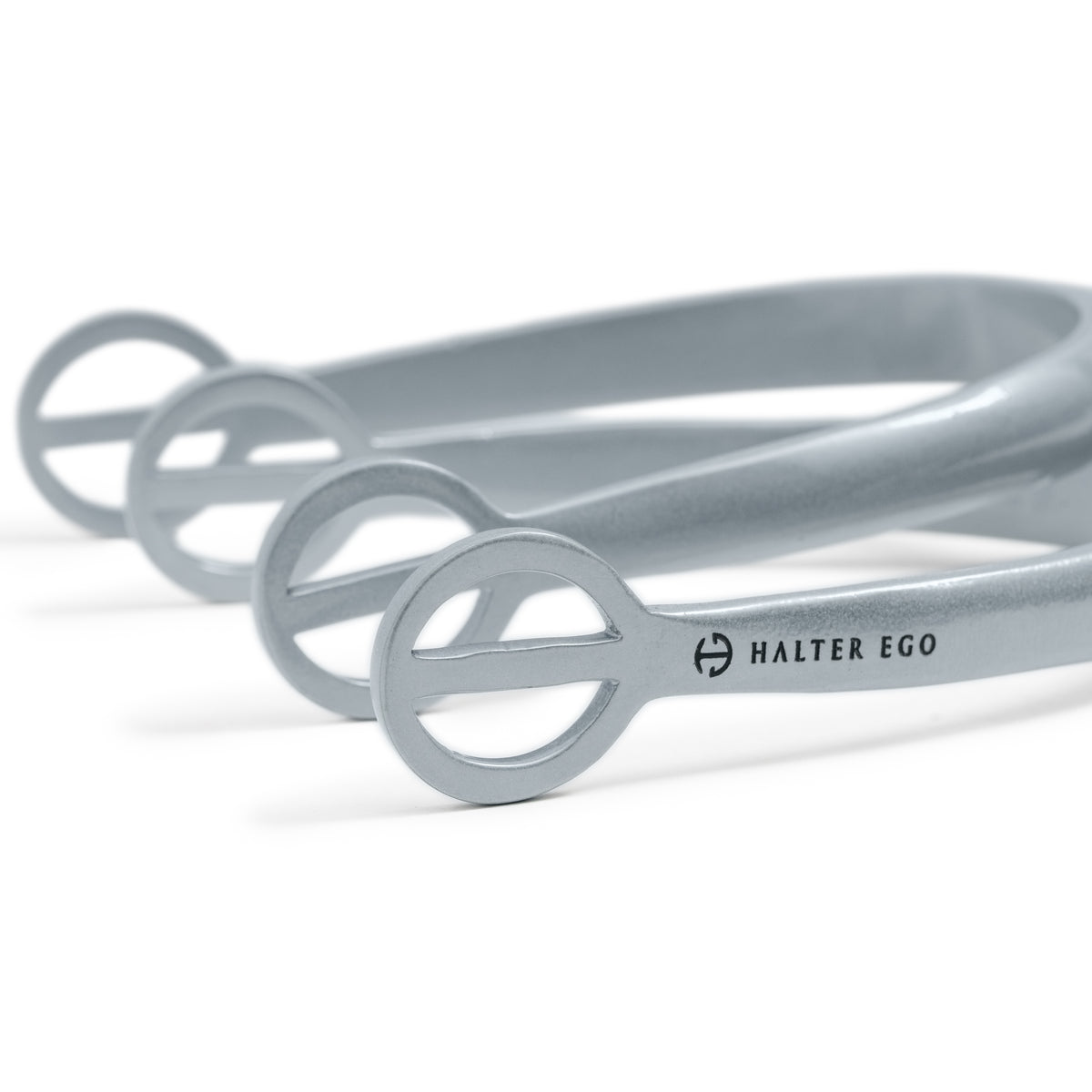 Antique Silver Spurs with 3D Shank