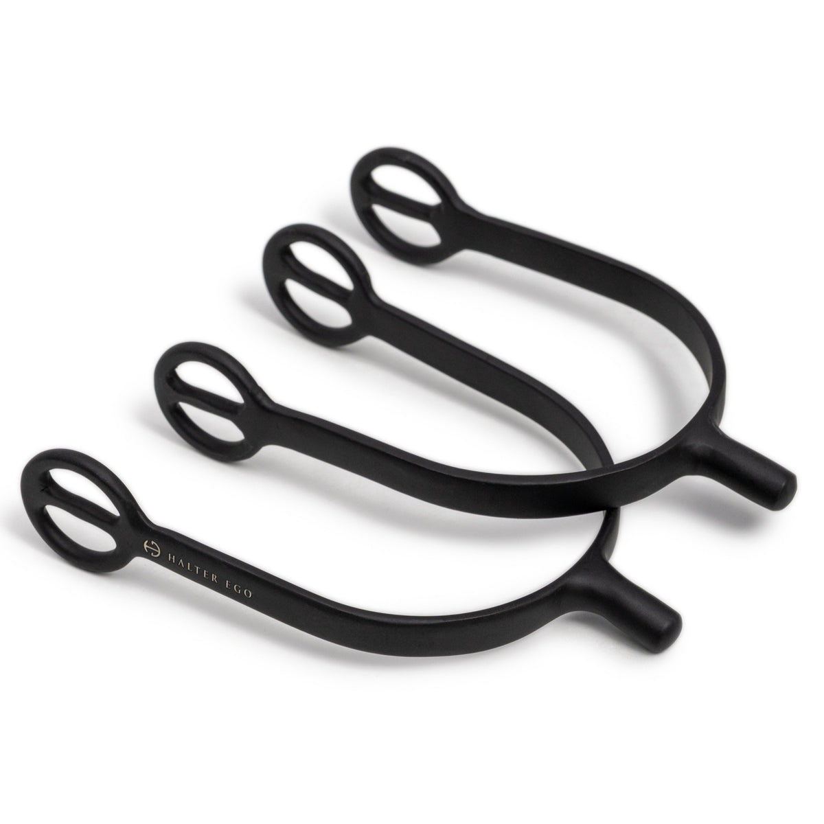 Matte Black Spurs - Short Shank