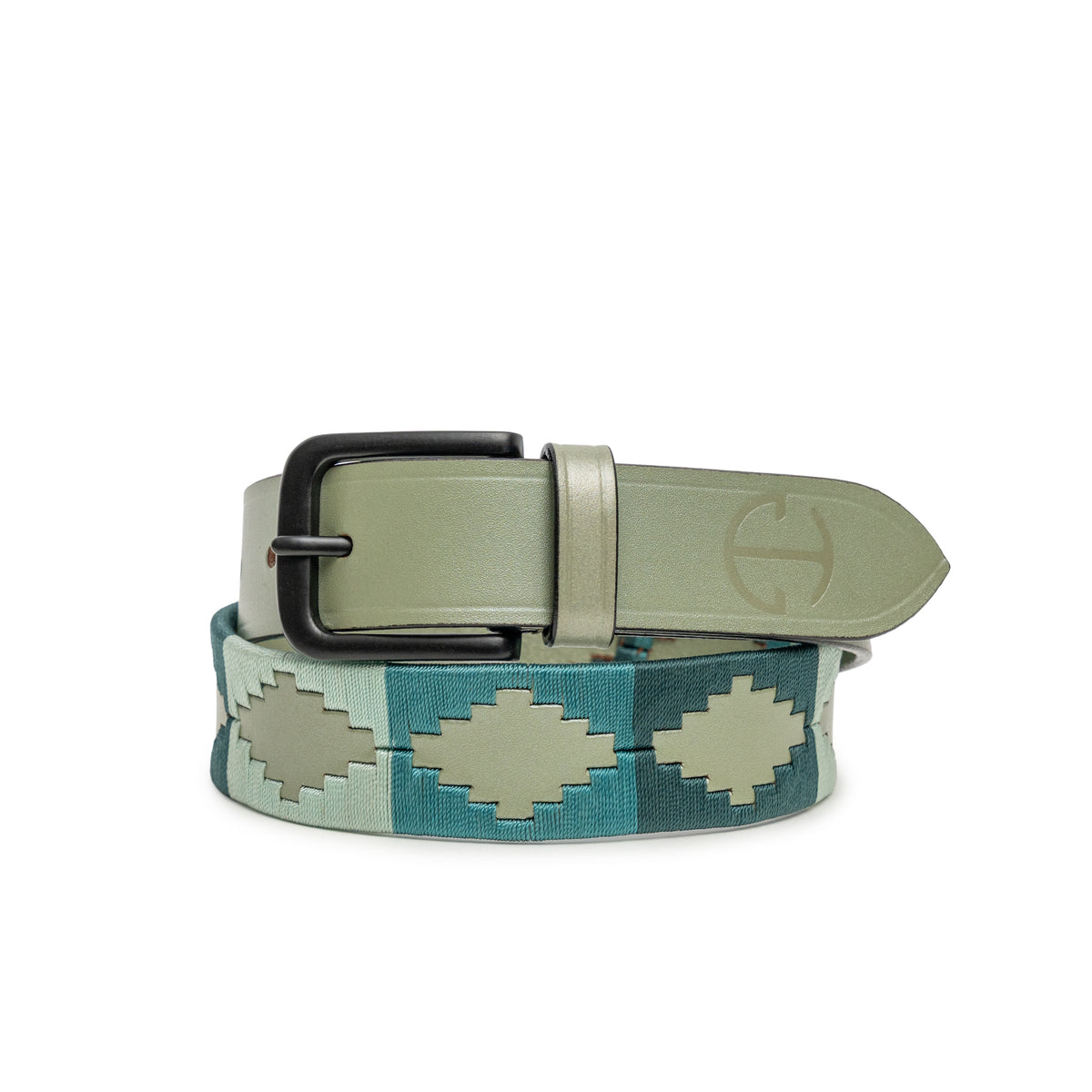 The Sea Glass Leather Polo Belt