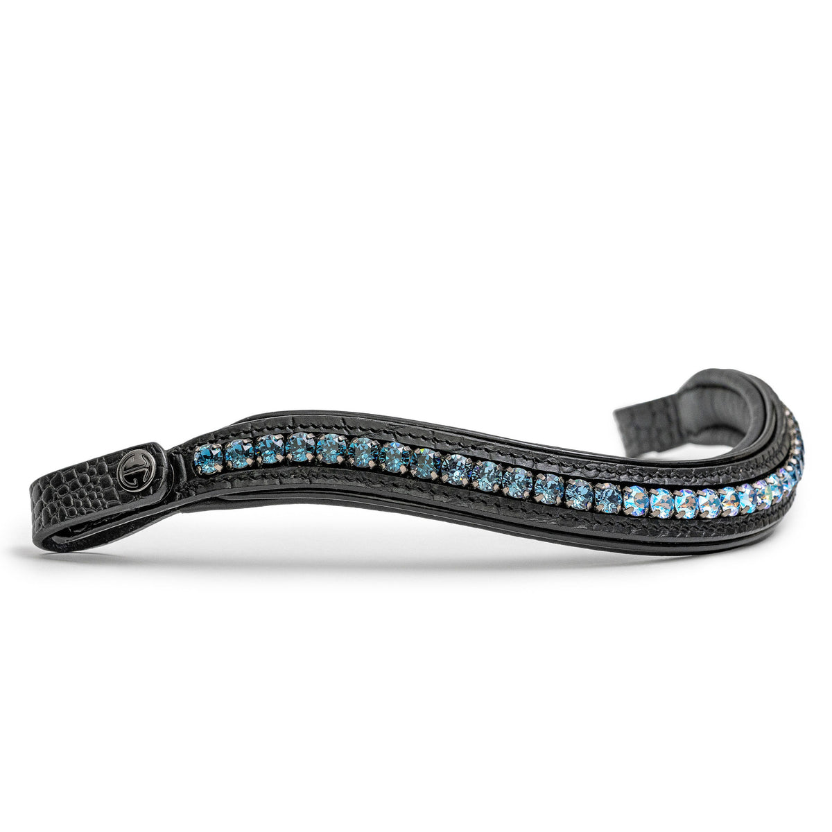 Doc Marten Black Leather Snaffle Bridle with Removable Flash