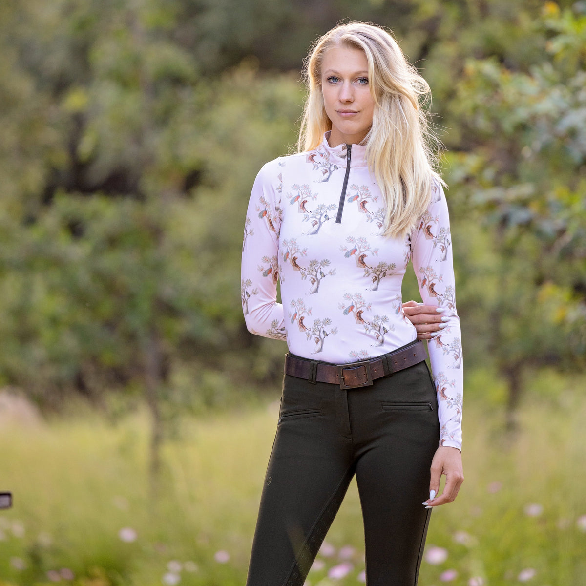 Kimberly Full Seat Breeches - Army Green