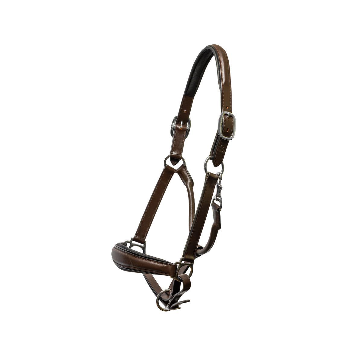 Sarah Brown Leather Halter