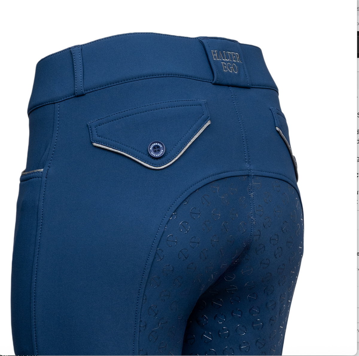 Evolution Full Seat Breeches - Estate Blue - MID WAIST