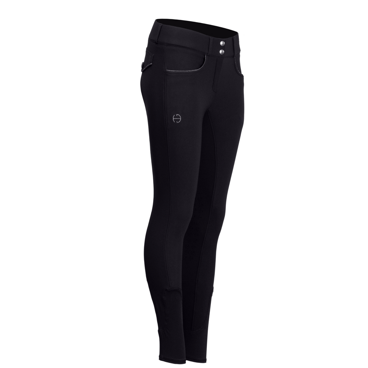 Evolution Knee Patch Breeches - Black + Anthracite
