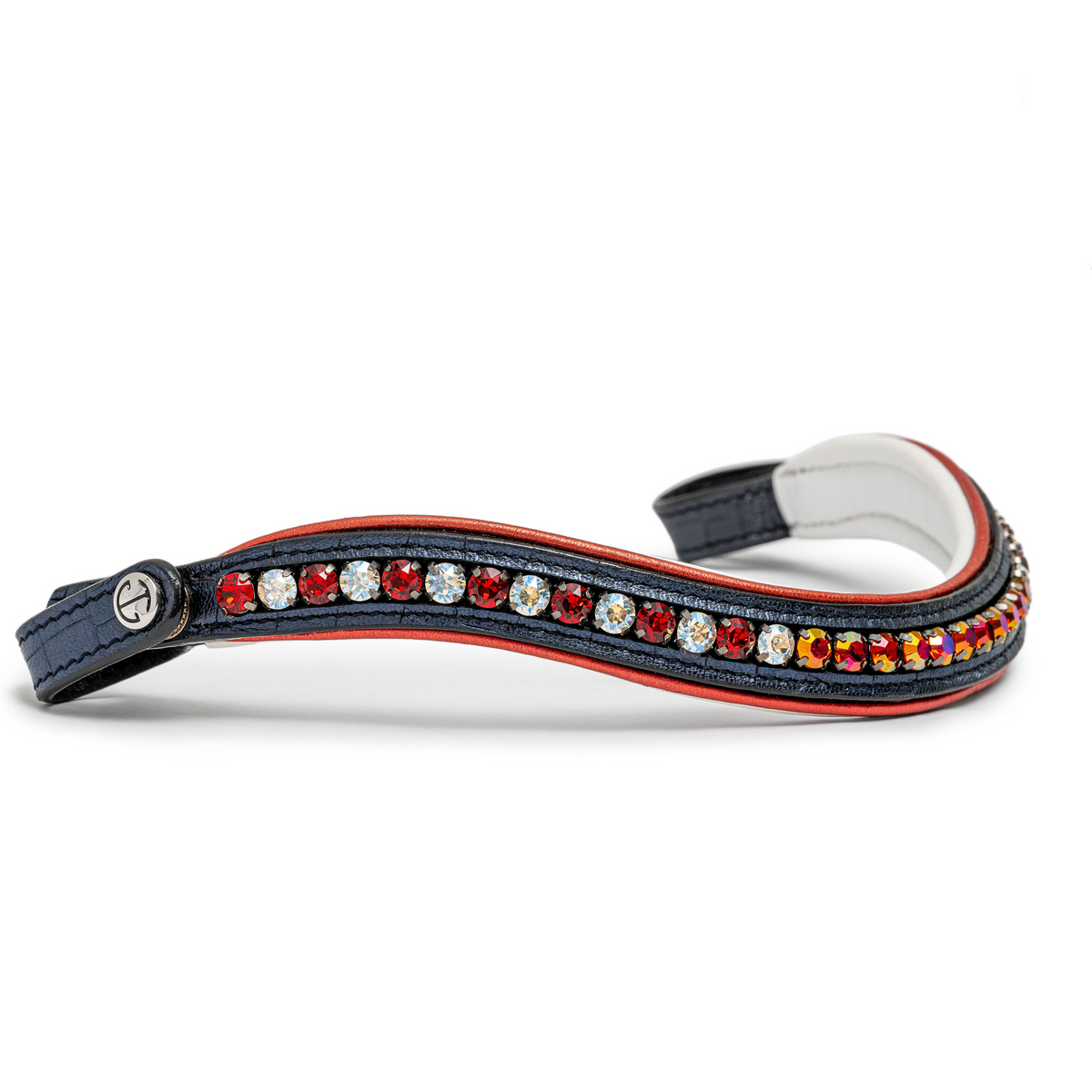 The Allegiance Black Leather Snaffle Bridle