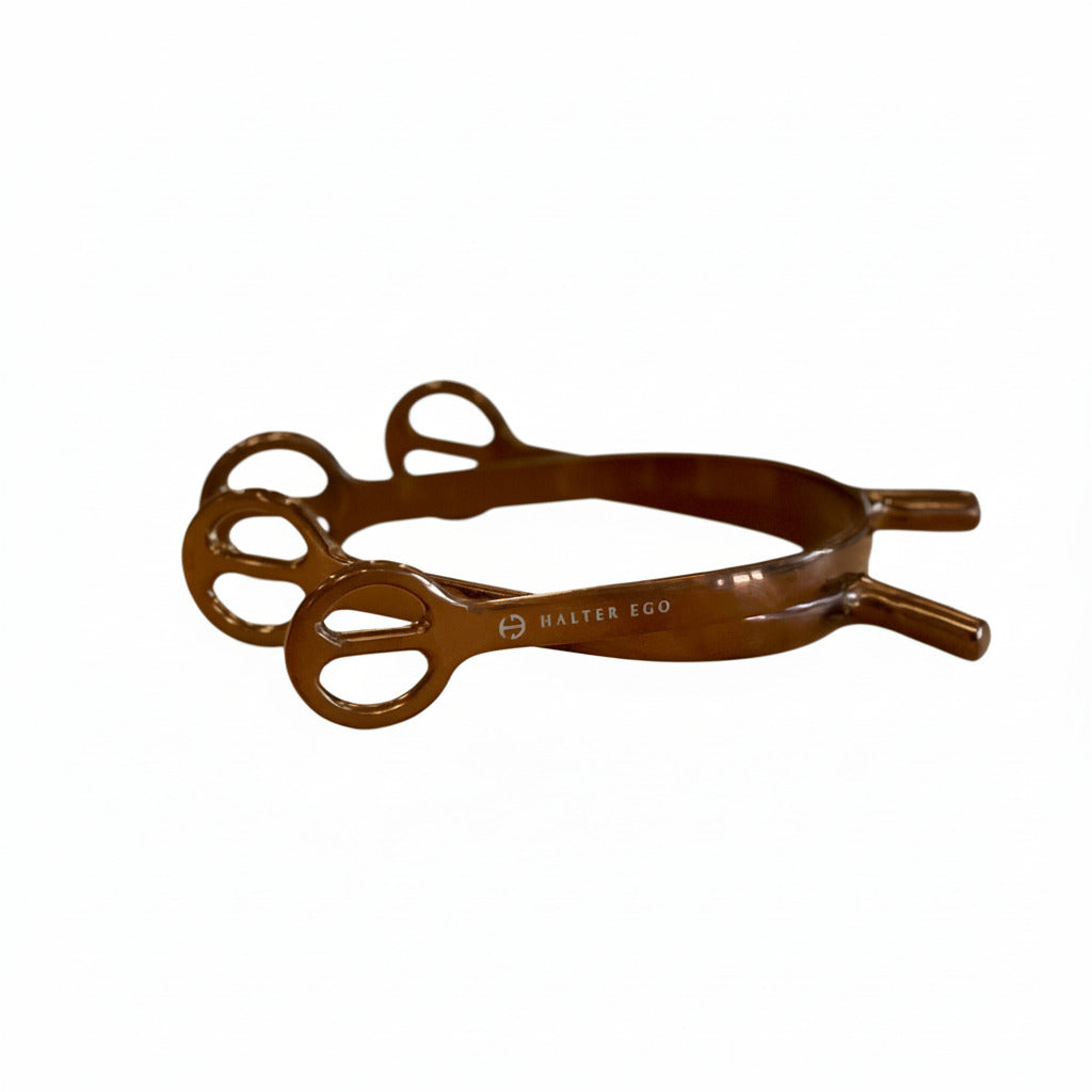 Metallic Bronze Short Shank Spurs