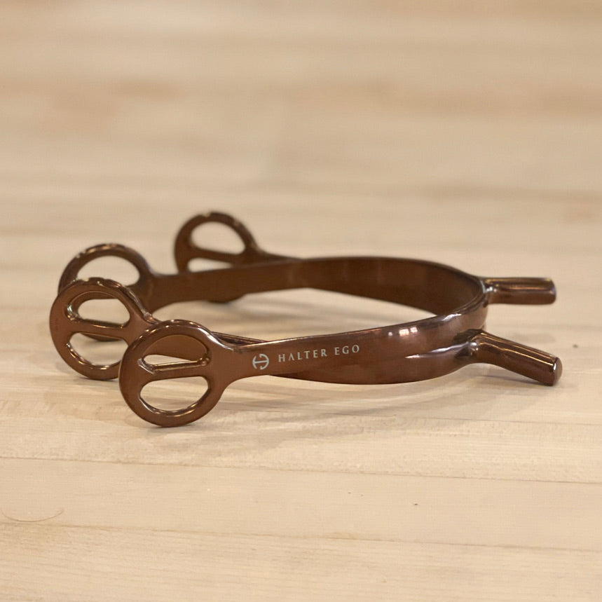 Metallic Bronze Short Shank Spurs