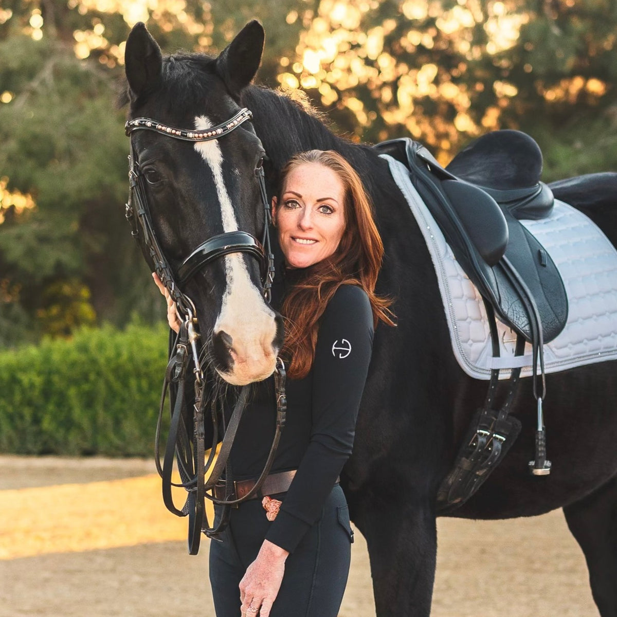 Emily - Long Sleeve Turtleneck Baselayer - Black