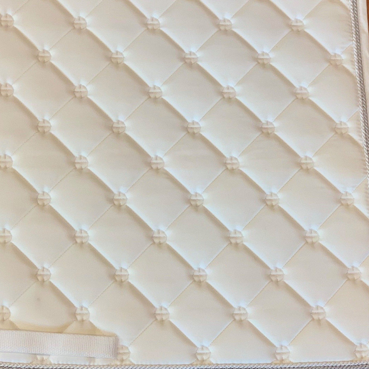 Luxe Competition Dressage Saddle Pad - Alabaster