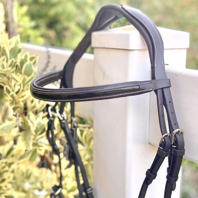 Halter Ego® - Brown Anatomical Rolled Figure 8 Bridle