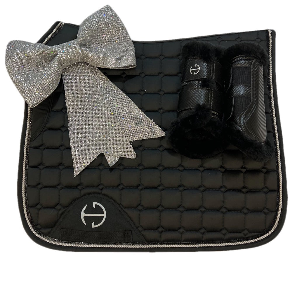 Black Carbon Tech Fleece Lined Brushing Boots