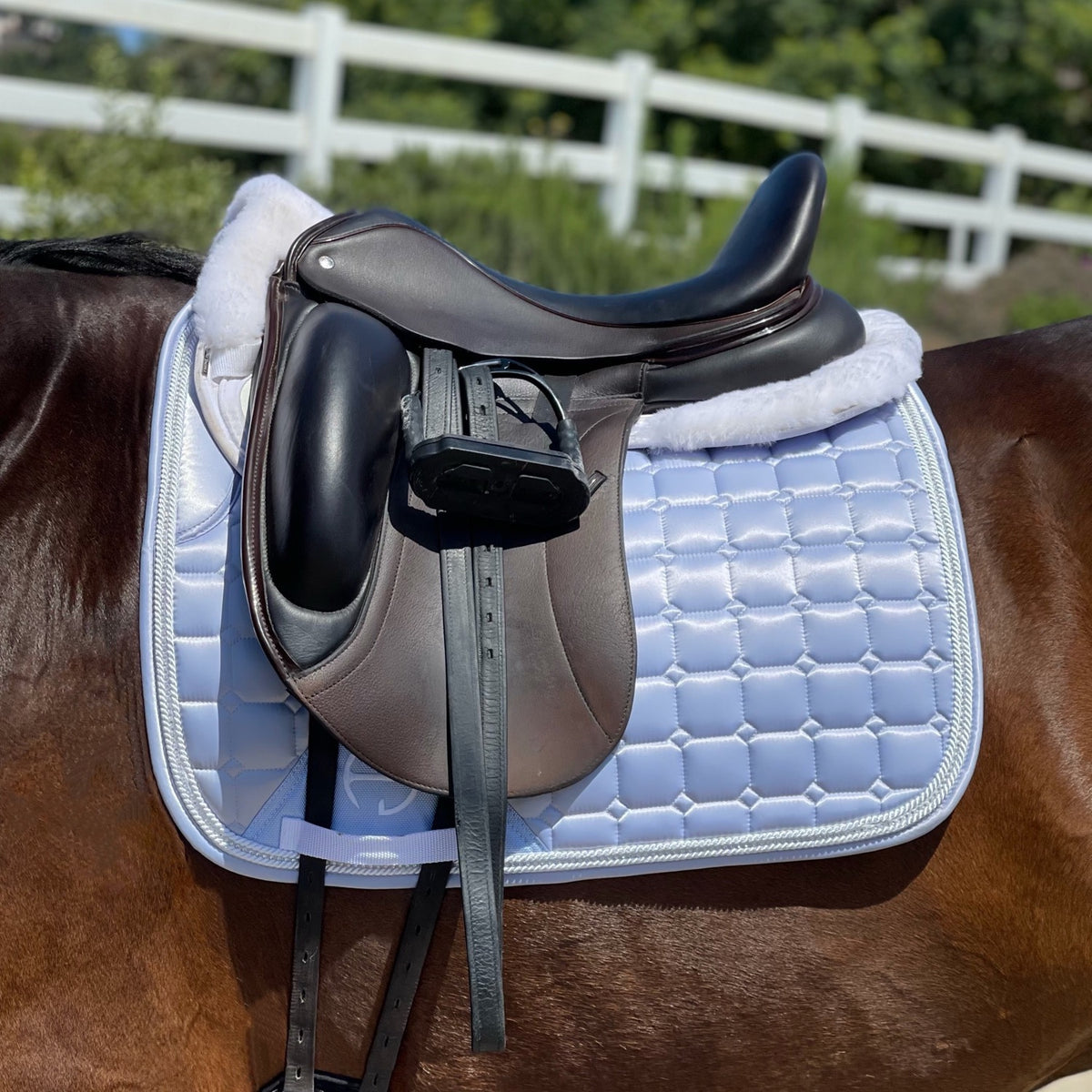Lavender Dressage Saddle Pad