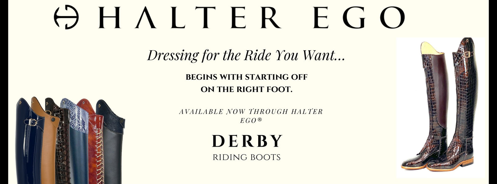 Custom Dressage Boots by Derby