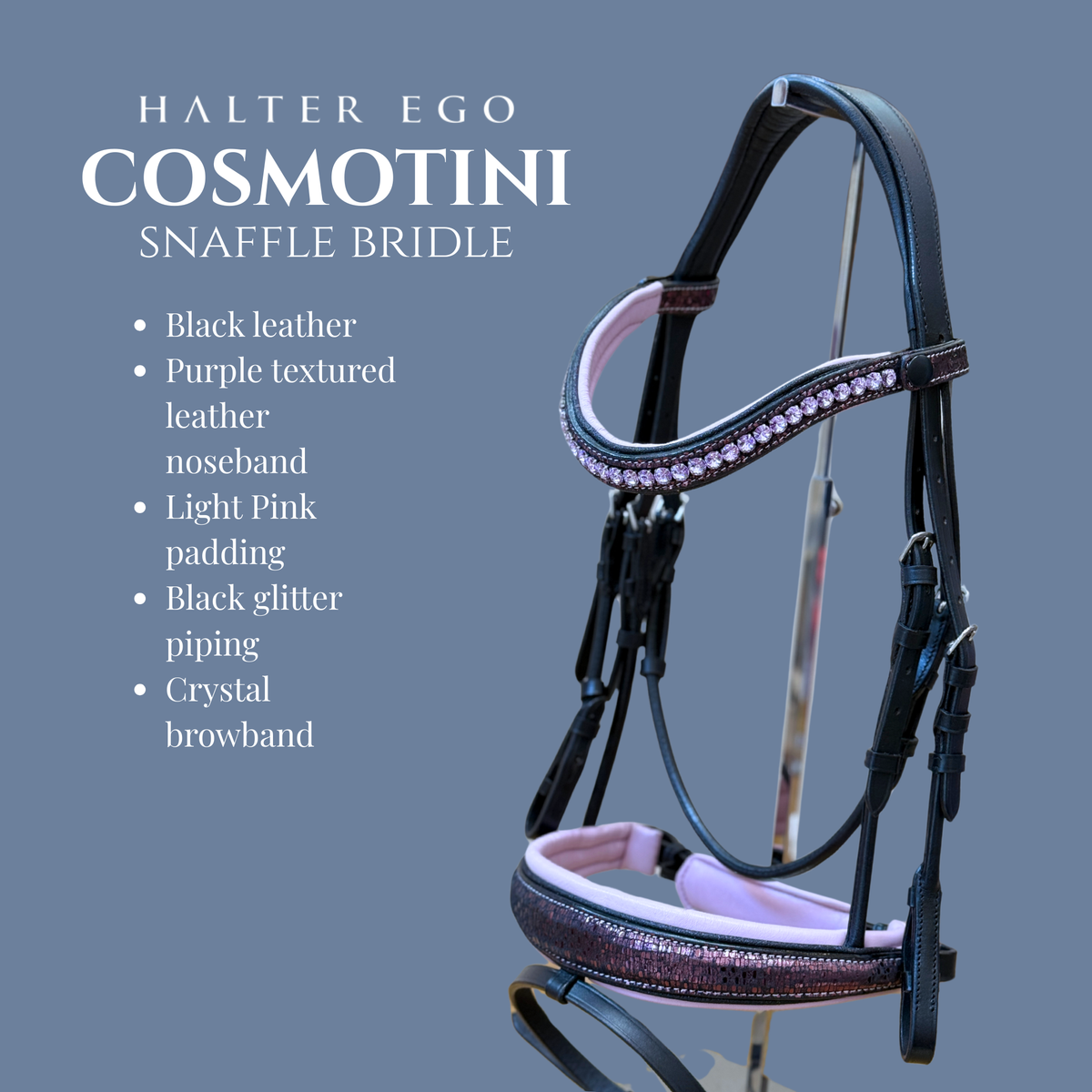 Limited Edition Cosmotini Snaffle Bridle