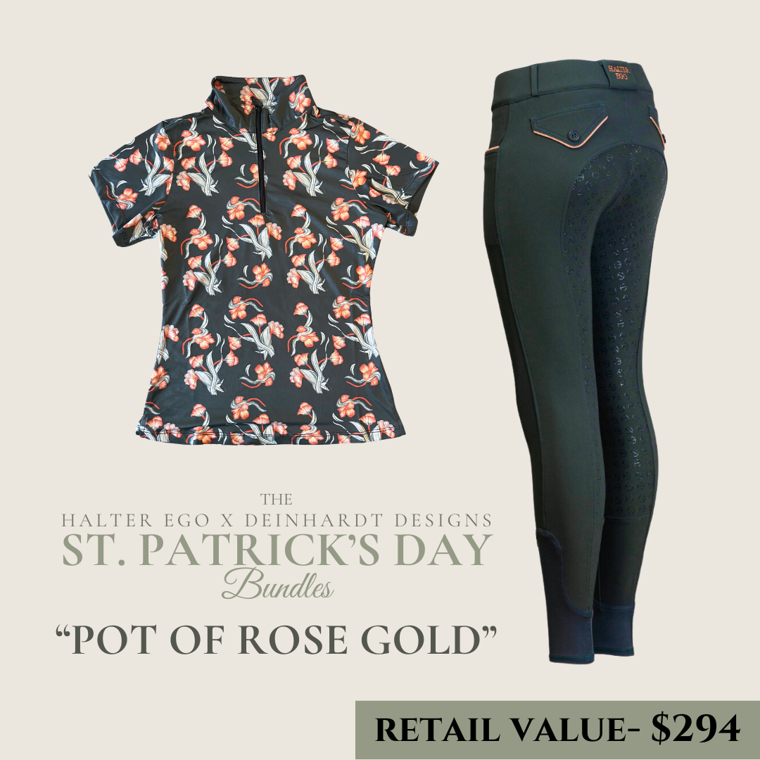 Halter Ego® x Deinhardt Designs® St. Patrick&#39;s Day Bundles: POT OF ROSE GOLD