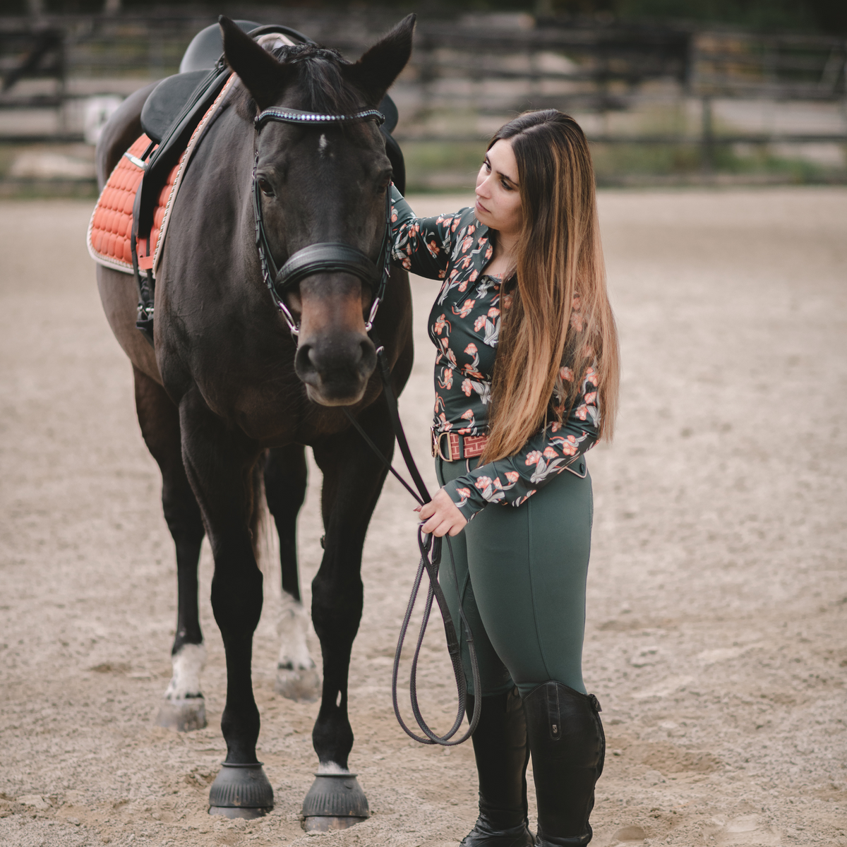 D. D. Impulsion &amp; Straightness WENDY Long Sleeved Training Shirt