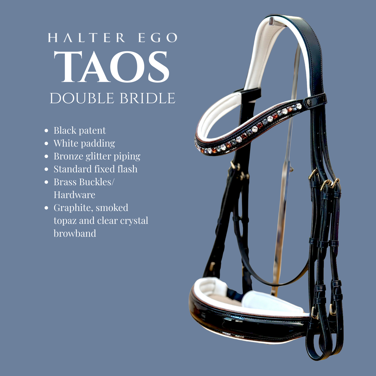 The Taos Black Patent Double