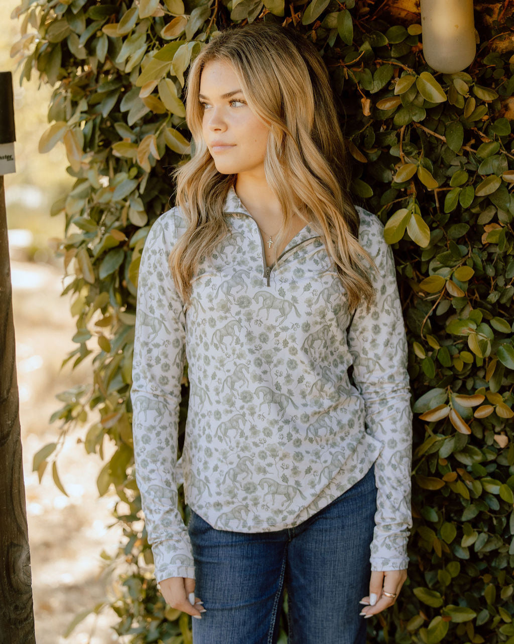 D. D. Connection Collection EVERGREEN Long Sleeved Training Shirt