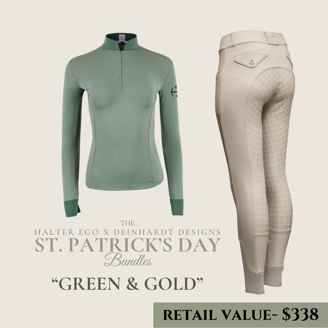 Halter Ego® x Deinhardt Designs® St. Patrick&#39;s Day Bundles: GREEN &amp; GOLD