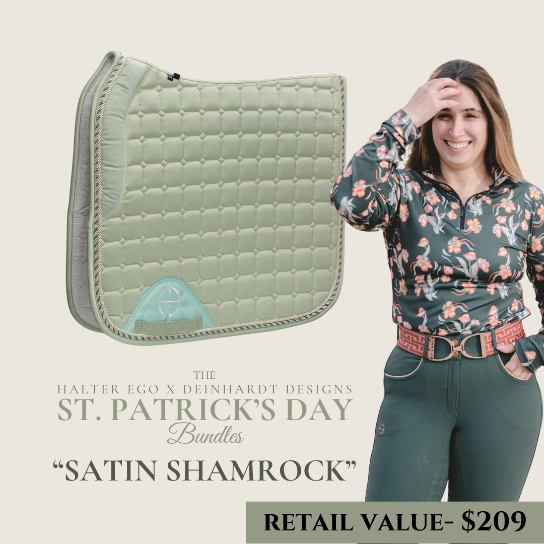 Halter Ego® x Deinhardt Designs® St. Patrick&#39;s Day Bundles: SATIN SHAMROCK