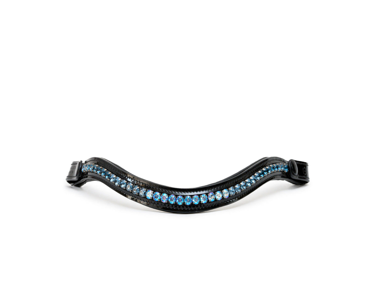 Blue Jean Ombre Fade Wave Snap Browband