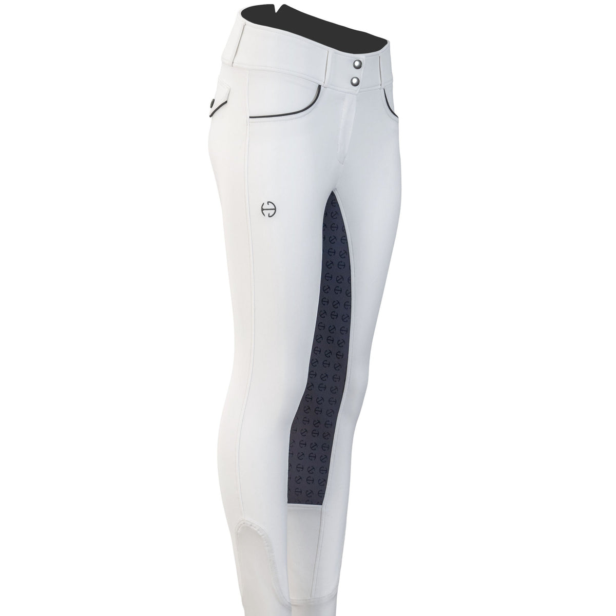 Evolution - High Waisted White Competition Breeches