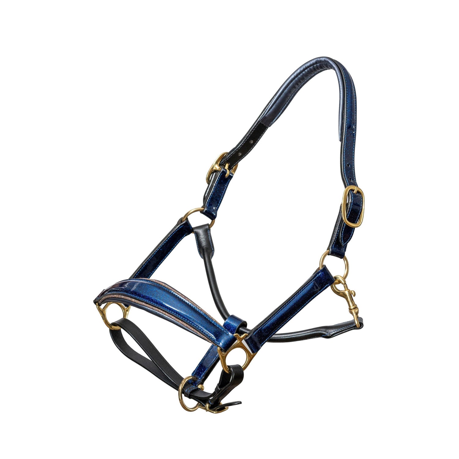 The Revolution Cobalt Blue Leather Halter