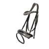 The Tuxedo Black Leather Snaffle Bridle