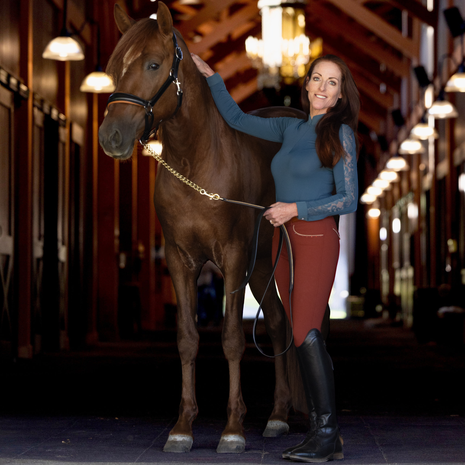 Crystal Evolution Full Seat Breeches - Rust