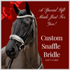 Halter Ego® Custom Snaffle Bridle FLAT RATE Special | GIFT CARD