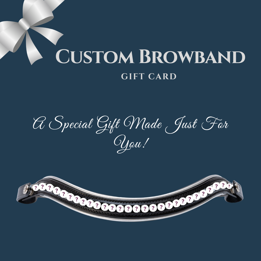 The Ultimate Bridle Upgrade - Custom Browband | GIFT CARD.