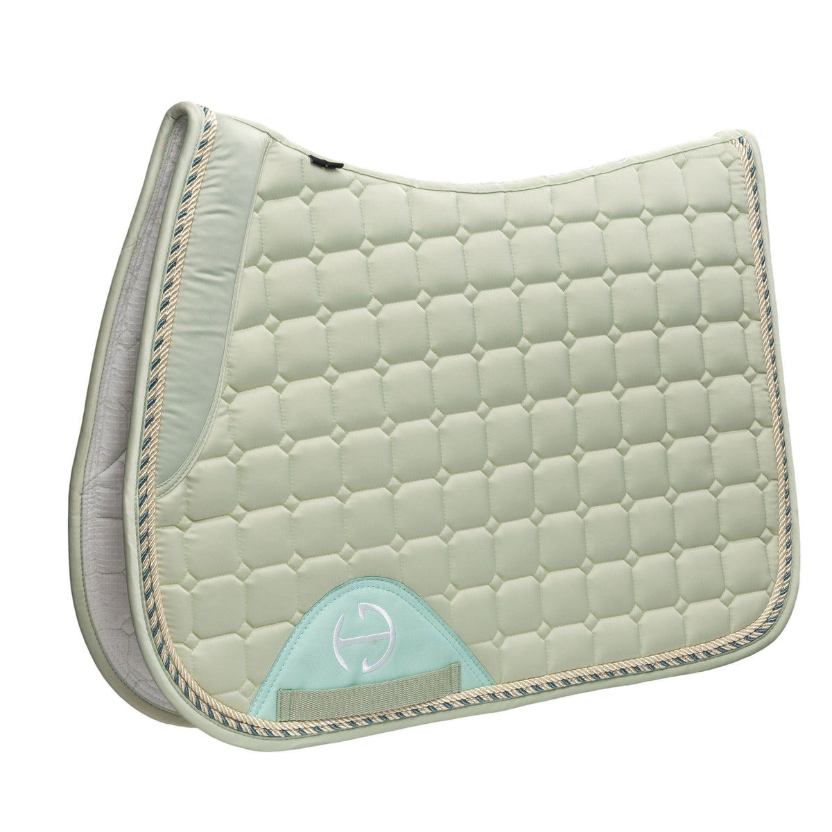 Satin Classic Jump Saddle Pad - Mint Sorbet