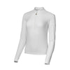 Heidi - Long Sleeve Riding Top with Crystal Fabric Trim