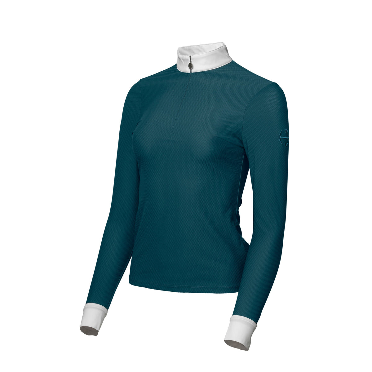 Devon - Long Sleeved Riding Shirt - Lagoon