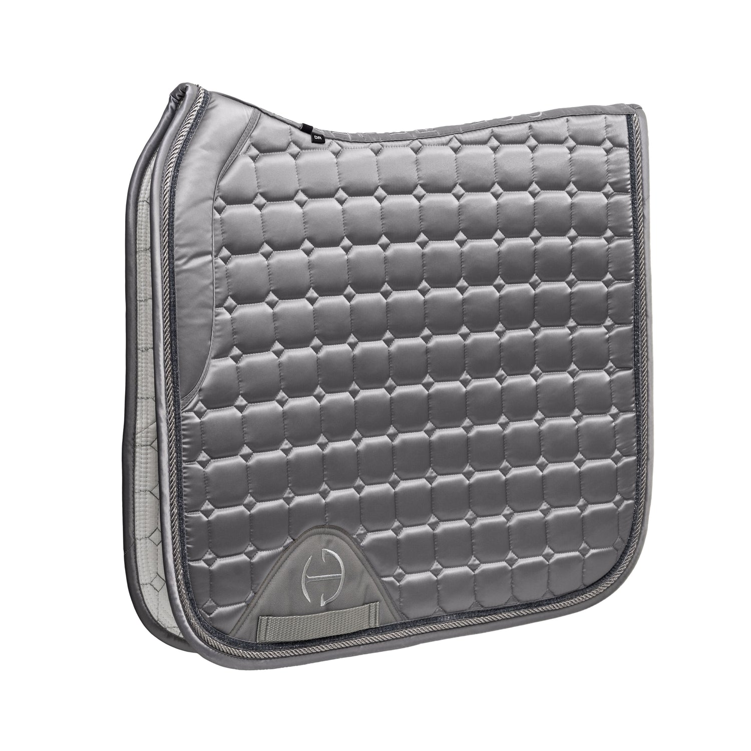 Satin Classic Dressage Saddle Pad - Platinum