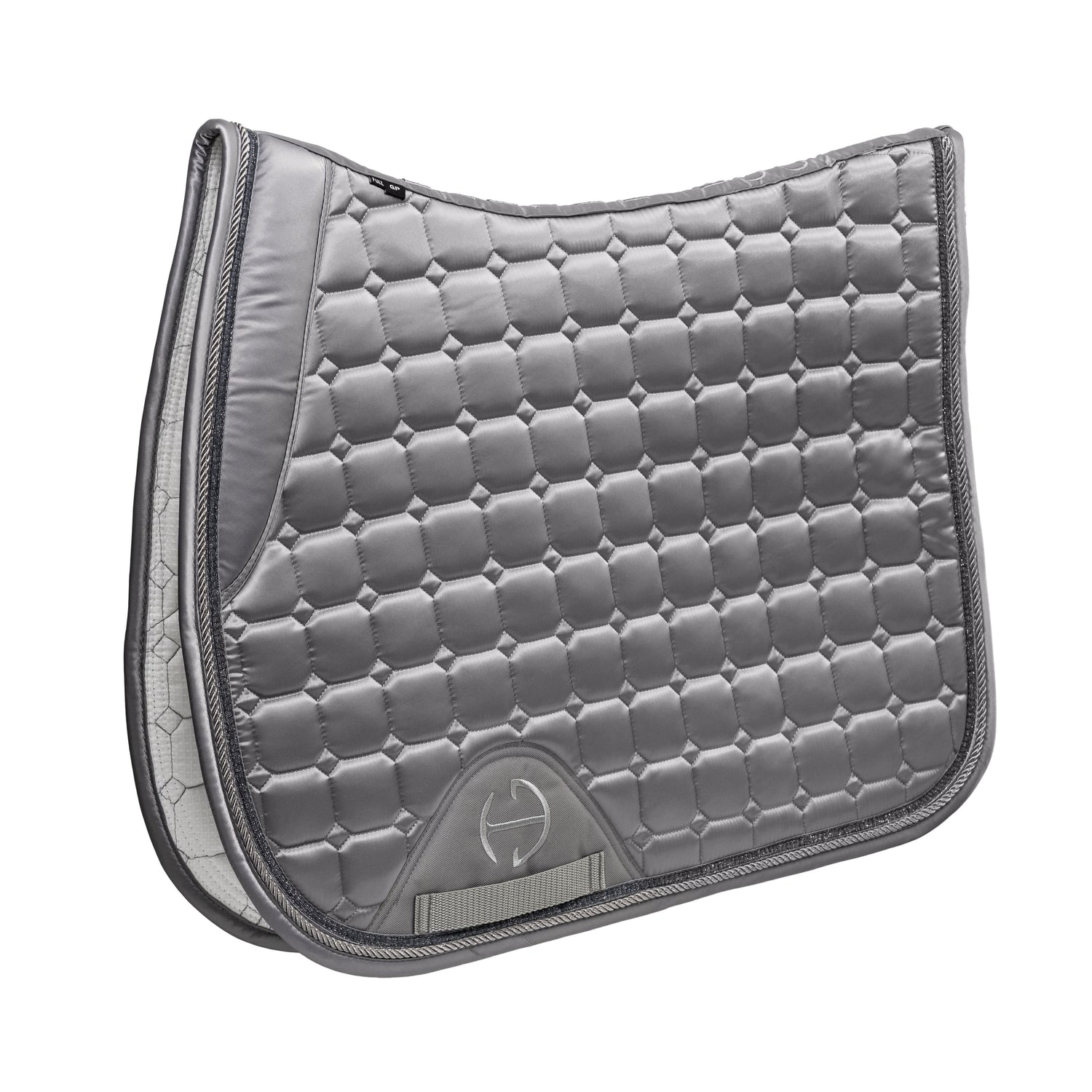 Satin Classic Jump Saddle Pad - Platinum