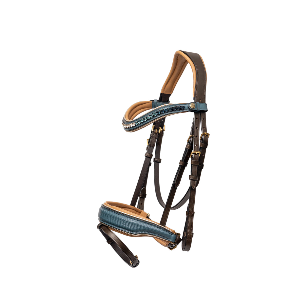 🩵 The Bluestone Ridge: Limited Edition Brown Leather Snaffle Bridle 🩵