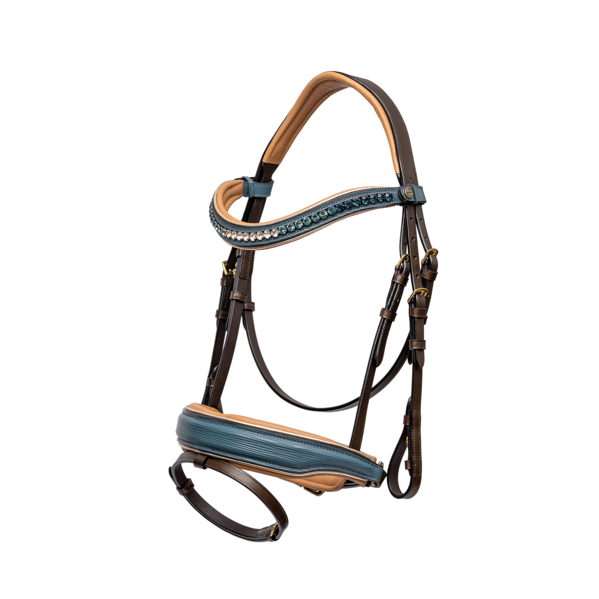 🩵 The Bluestone Ridge: Limited Edition Brown Leather Snaffle Bridle 🩵