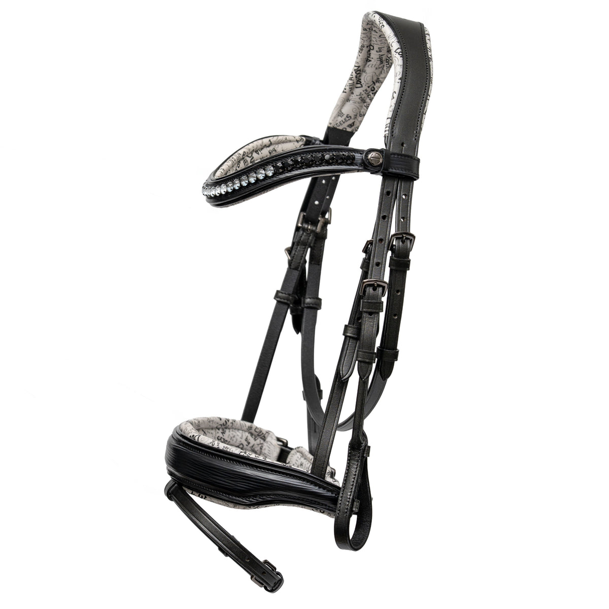 🖤  The Vogue: Limited Edition Black Leather Snaffle Bridle 🖤