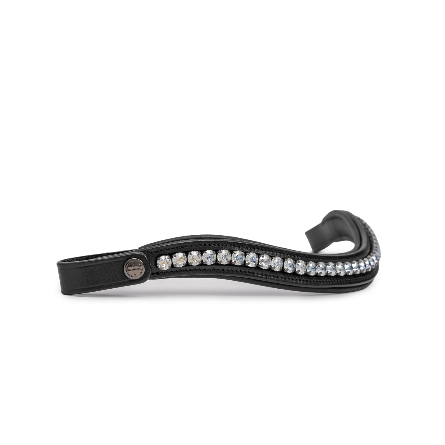 Domino Classico Black Browband With Snaps