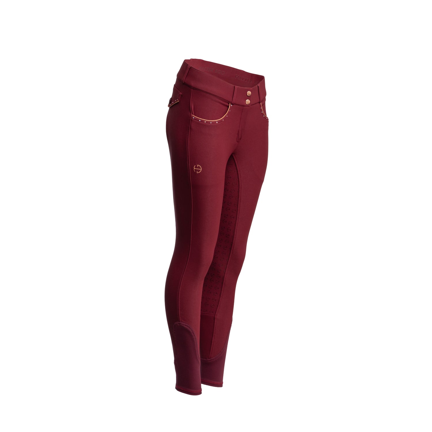 Crystal Evolution Full Seat Breeches - Barn Red