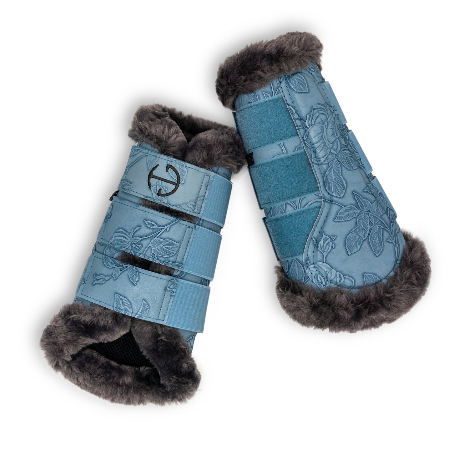 Romance Collection MESH LINED Brushing Boots - Slate Luxe