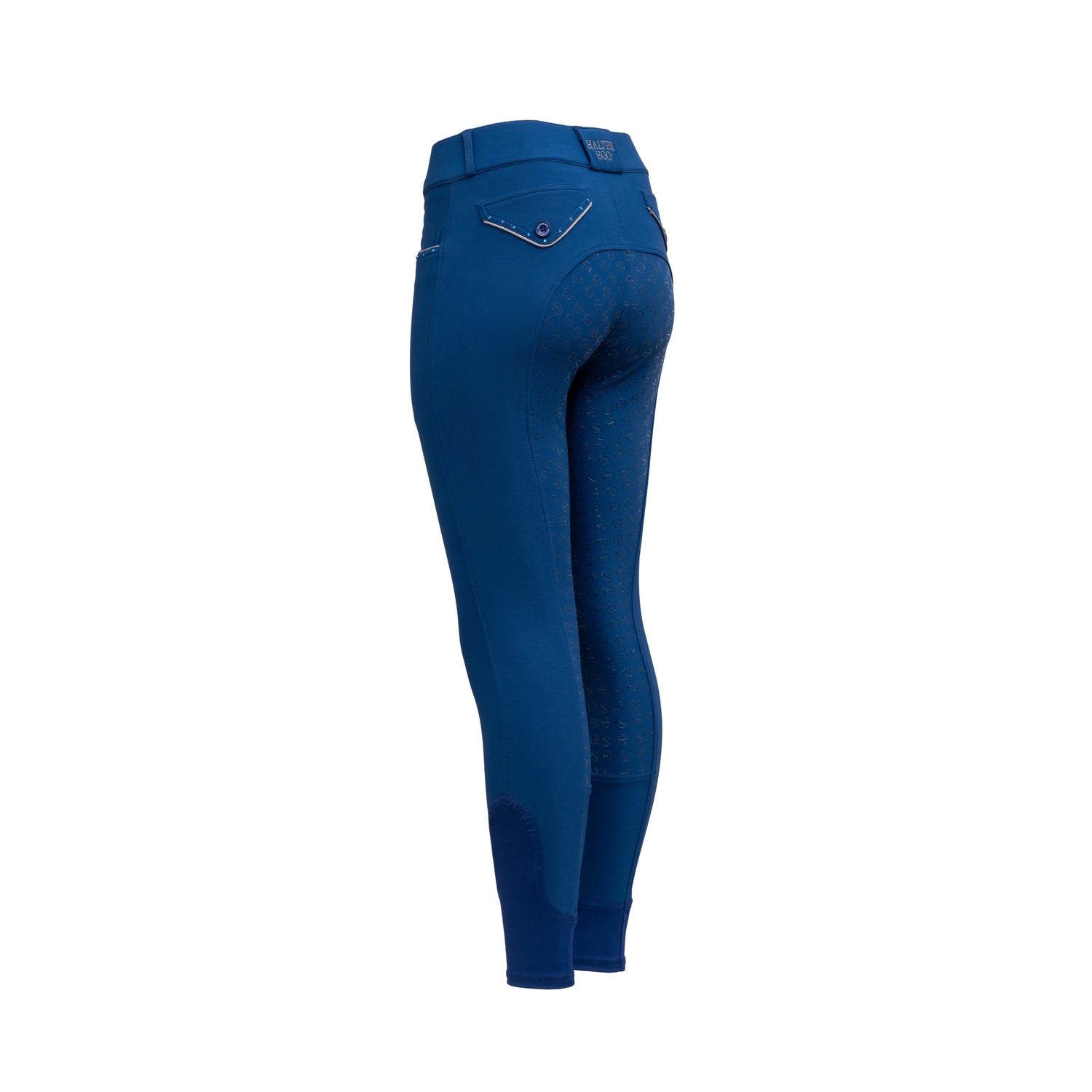 Crystal Evolution Mid Waist Full Seat Breeches - Estate Blue