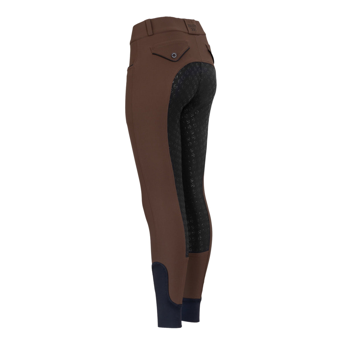 Evolution Contrast Full Seat Breeches - Dark Rum & Jet Black Seat